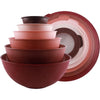 COOK WITH COLOR 12-Pc Mixing Bowls with Lids Set Plastic Bowls for Kitchen