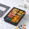 Cook with Color 7-Compartment Lunch Box with Lid  BPA-Free Snack & Meal Prep Container, Portable Leak-Resistant Organizer for Kids & Adults