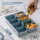 COOK WITH COLOR Snackle Box for Kids Lunch Box and Snack Container