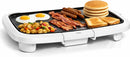 OOK WITH COLOR Electric Griddle 1200W, Nonstick Surface for Pancakes, Burgers, Eggs & More, Removable Temperature Control, Slide-Out Drip Tray, 10" x 16" Cooking Area