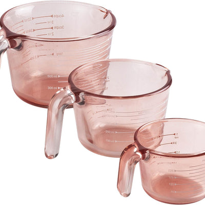 COOK WITH COLOR Glass Measuring Cups - Ideal for Cooking and Baking