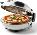 Cook With Color Electric Countertop Pizza Oven, Indoor Crispy Crust Pizza Maker, 12 Inch Pizza Oven with Ceramic Stone, Heats up to 800°F, Dual Temperature Control, Includes Pizza Peel