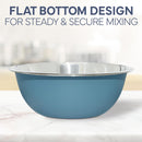 COOK WITH COLOR Stainless Steel Mixing Bowls Set - Nesting Bowls, 6 Pieces