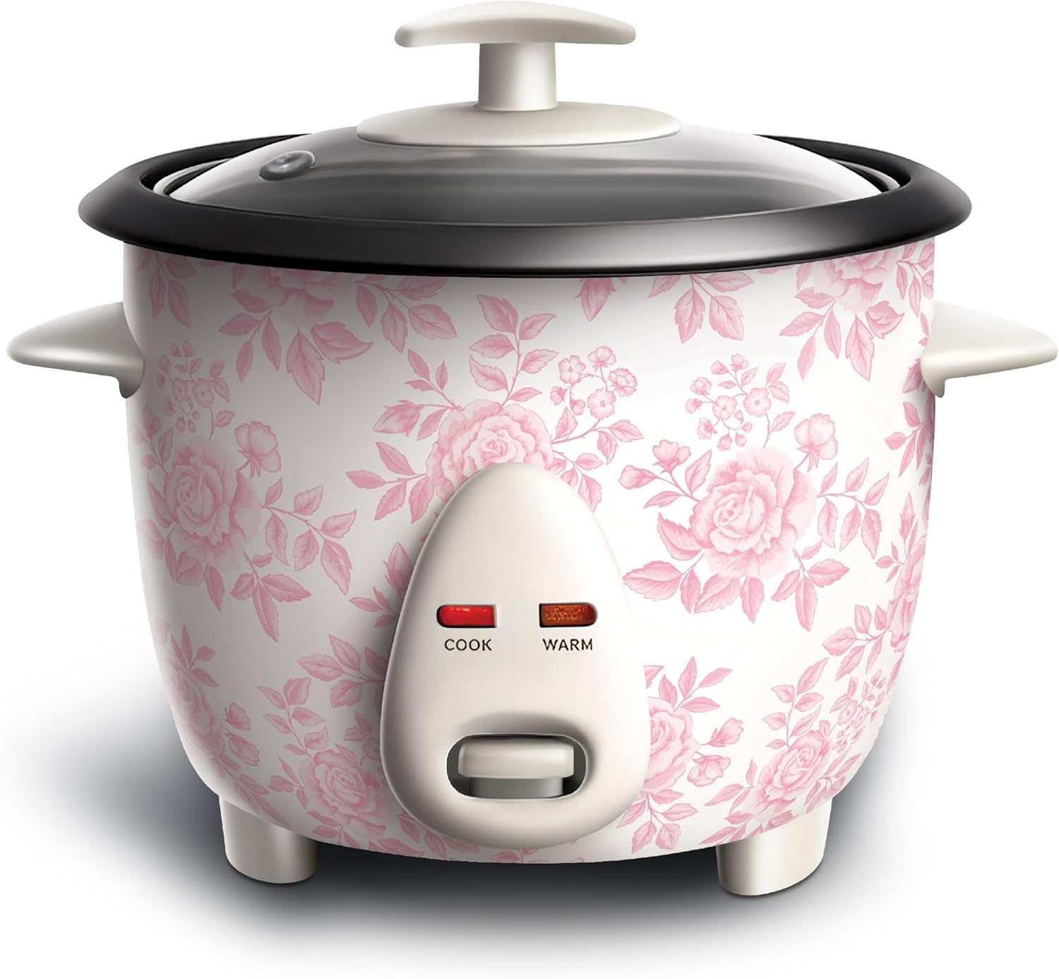 COOK WITH COLOR 6 Cup Rice Cooker 300W - Effortless Cooking and Perfectly, Cooks 3 Cups of Raw Rice for 6 Cups of Cooked Rice