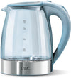 COOK WITH COLOR Electric Stained Glass Tea Kettle, 1.9L Cordless Hot Water Boiler, 1200W Rapid Boil, Auto Shutoff & Boil Dry Protection, BPA-Free, Sleek Countertop Design