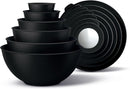 COOK WITH COLOR 12-Pc Mixing Bowls with Lids Set Plastic Bowls for Kitchen