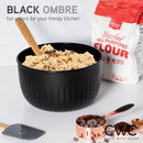 COOK WITH COLOR Prep Bowls with Lids- Wide and Deep Nesting Plastic Small Mixing Bowl Set with Lids