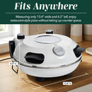 Cook With Color Electric Countertop Pizza Oven, Indoor Crispy Crust Pizza Maker, 12 Inch Pizza Oven with Ceramic Stone, Heats up to 800°F, Dual Temperature Control, Includes Pizza Peel