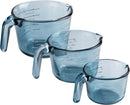 COOK WITH COLOR Glass Measuring Cups - Ideal for Cooking and Baking