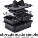 Country Kitchen Nonstick Stackable Bakeware Set - Deluxe Heavy Duty, Durable, Easy Release Baking Set, 8 Pcs