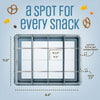 COOK WITH COLOR Snack Box, 16-Compartment Lunch Box & Food Storage Container