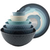 COOK WITH COLOR 12-Pc Mixing Bowls with Lids Set Plastic Bowls for Kitchen