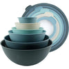 COOK WITH COLOR 12-Pc Mixing Bowls with Lids Set Plastic Bowls for Kitchen