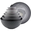 COOK WITH COLOR 12-Pc Mixing Bowls with Lids Set Plastic Bowls for Kitchen