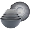 COOK WITH COLOR 12-Pc Mixing Bowls with Lids Set Plastic Bowls for Kitchen