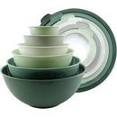COOK WITH COLOR 12-Pc Mixing Bowls with Lids Set Plastic Bowls for Kitchen