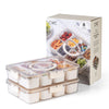 COOK WITH COLOR Snackle Box for Kids Lunch Box and Snack Container
