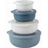 COOK WITH COLOR Prep Bowls with Lids- Wide and Deep Nesting Plastic Small Mixing Bowl Set with Lids