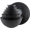 COOK WITH COLOR 12-Pc Mixing Bowls with Lids Set Plastic Bowls for Kitchen