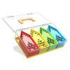 Cook with Color 7-Compartment Lunch Box with Lid  BPA-Free Snack & Meal Prep Container, Portable Leak-Resistant Organizer for Kids & Adults