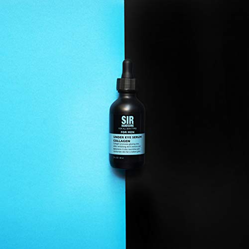 Sir Handsome Under Eye Serum for Men with Collagen for Glowing and Revitalized Skin, Great for All Skin Types, 2 Fl Oz Bottle