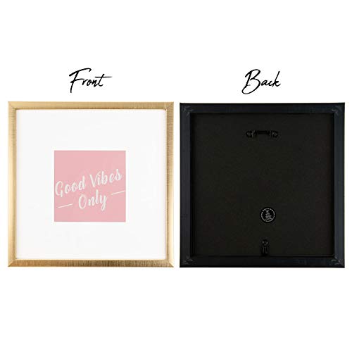 Sheffield Home Decor Collection- 6 Piece Picture Frame Set 8x8in, Matted to 4x4in