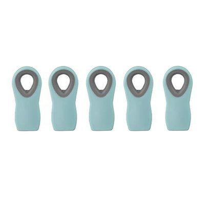 Cook with Color 5 Pc Chip Bag Clips, Kitchen Clips, Magnetic Chip Clips for Bags, Food Bag Clips with Airtight Seal