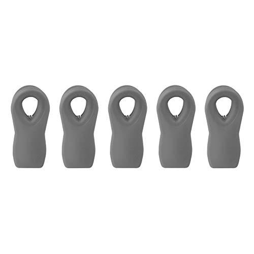 Cook with Color 5 Pc Chip Bag Clips, Kitchen Clips, Magnetic Chip Clips for Bags, Food Bag Clips with Airtight Seal