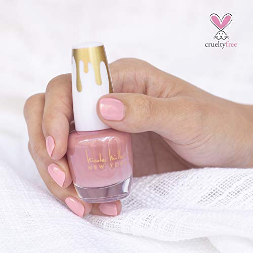 Nicole Miller Total Nudes Nail Polish Collection, Set of 6 Unique Glossy and Shimmery Nail Polish Colors for Women and Girls, Quick Dry Nail Polish
