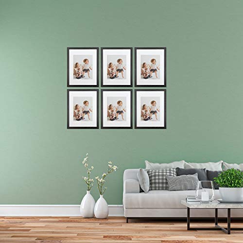 Sheffield Home Decor Collection- 9 Piece Picture Frame Set 11x14 in, Matted to 8x10