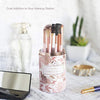 Nicole Miller Makeup Brush Collection, 7 Piece Makeup Brush Gift Set, Powder Brush, Foundation Brush, Eye Shadow Brush, Concealer Brush, Eyeliner Brush, Angled Eye Shadow Brush and Duo Brow Comb Brush