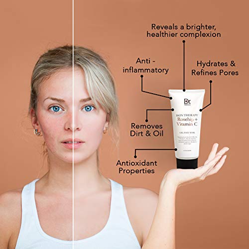 Dr. Wellnes Skin Therapy Rose Hip + Vitamin C Gel Face Mask
