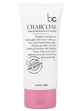 Beauty Concepts Charcoal Makeup Remover Cream and Face Cleanser Deeply Cleanses and Removes Impurities, Facial Wash, Face Wash for Women Makeup Remover 3.53 oz / 100 gm