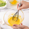 Cook With Color Set of Five MINI Kitchen Utensil Set - Silicone Kitchen Tools, Whisk, Tong, Spatula, Spoonula and Spoon (Black and White Collection)