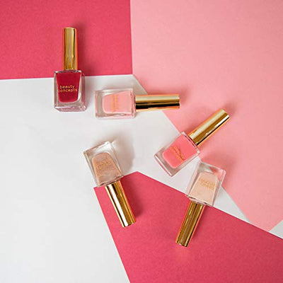 Beauty Concepts Nail Polish Collection- 6 Piece Nail Polish Holiday Gift Set in Vibrant Colors