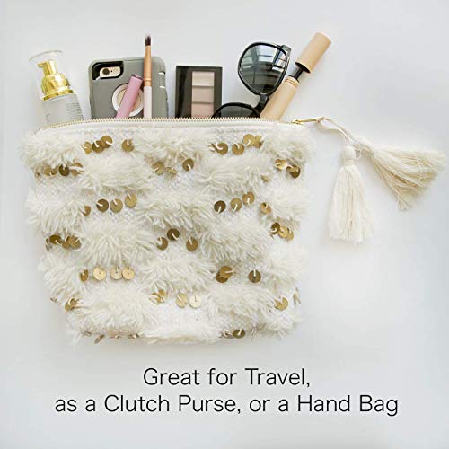 DwellStudio Vegan Clutch for Women -Wristlet, Purse, Woman's Hand Bag, Wallet, Beautiful Gift for Women
