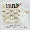 DwellStudio Vegan Clutch for Women -Wristlet, Purse, Woman's Hand Bag, Wallet, Beautiful Gift for Women