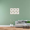 Sheffield Home Decor Collection- 6 Piece Picture Frame Set 8x8in, Matted to 4x4in
