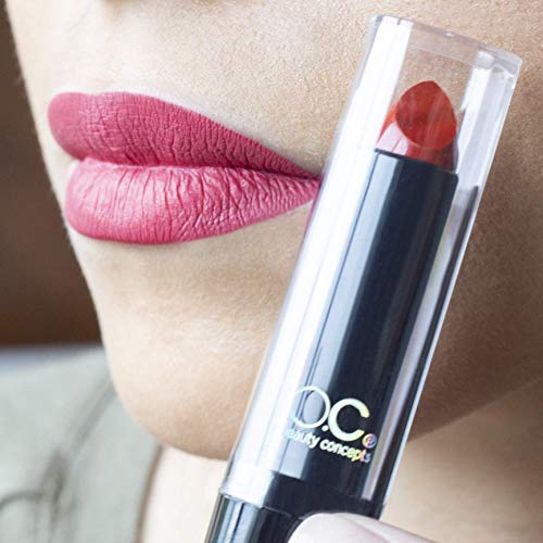 Beauty Concepts 6 Pack Lip Stick Set, Satin Lipstick Collection, Smooth, Highly Pigmented Lip Shades