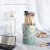 Live Green Makeup Brush Collection, 7 Piece Makeup Brush Gift Set, Powder Brush, Foundation Brush, Eye Shadow Brush, Concealer Brush, Eyeliner Brush, Angled Eye Shadow Brush and Duo Brow Comb Brush