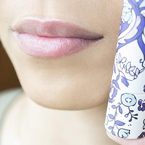 Live Green Four Piece Lip Balm Collection, Lip Butter Collection (Peony, Lavender, Vanilla Bean, Tea Tree)