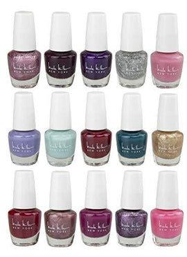 Nicole Miller Mini Nail Polish Set - 15 Glossy and Trendy Colors