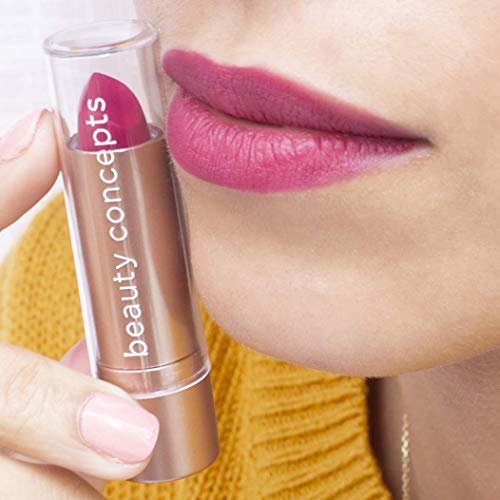 Beauty Concepts Ultimate Lipstick Collection, Gift Set with Five Different Shades of Lipsticks, Shades of Pinks and Reds