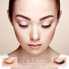 Nicole Miller Faux Eyelash Collection with Lash Glue in Tin Case, Set of Four False Lashes (Printed Floral Tin)