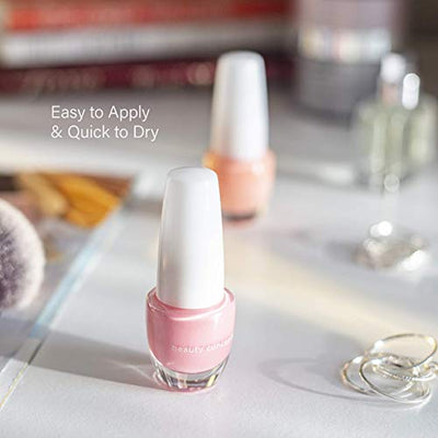 Beauty Concepts Nail Polish Collection - 5 Assorted Trendy Pink Nail Polish Colors