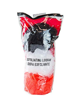 Set of Three Bath Loofahs (Red Packaging)