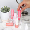 Ellen Tracy 4 Pack Lip Balm Set- Moisturizing Lip Balm in Sweet Strawberry, French Vanilla, Tropical Coconut, and Charming Cherry