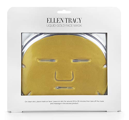 Ellen Tracy 24K Liquid Gold for Beautiful Glowing Skin - Anti Aging Facial Brightening, Moisturizing, Reduces Lines, Wrinkles and Acne - Pack of 3
