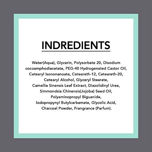 Body Prescriptions 2 Pack (30 Count Each) Charcoal Infused Facial Cleansing and Gentle Make Up Remover Wipes