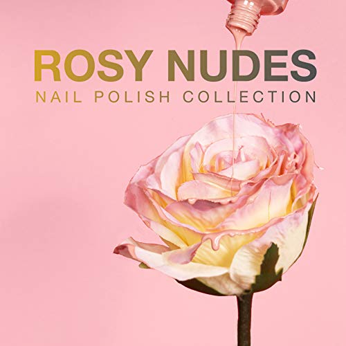 Nicole Miller Nail Polish Collection- 5 Piece Nail Polish Set in Pink Colors